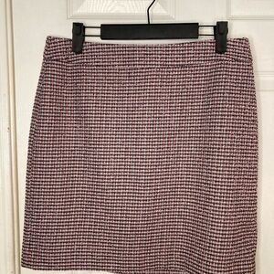 Bar III White and Pink Pencil Skirt